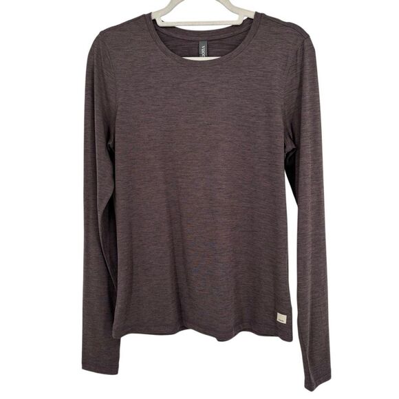 Vuori Tops - Vuori Long Sleeve Performance Top Heather Plum Purple Women’s Size Large